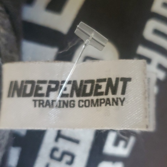 Independent Trading Company mens size large grey white roughnecks barbershop - Picture 14 of 15